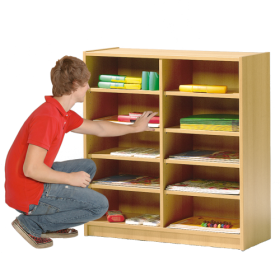 Offenes Ergänzungsregal zu KLR 12G mit 6 Fächern B/H/T: 62x161x45 cm-image