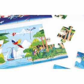 Bodenpuzzle Tiefsee bis Weltall-image