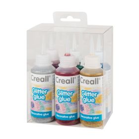 Creall Glitter Glue, 6 x 100 ml-image