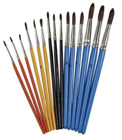 Haarpinsel-Set, 15 Stk.-image