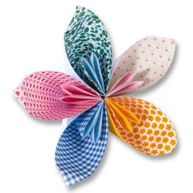 Faltblätter Ornamental, 15 x 15 cm, Sortiment, 50 Blatt-image