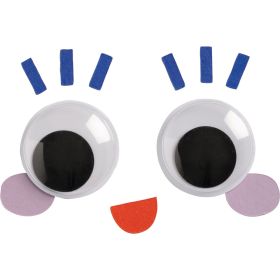 Wackelaugen Big Box Mix, 200 Stück, sortiert-image