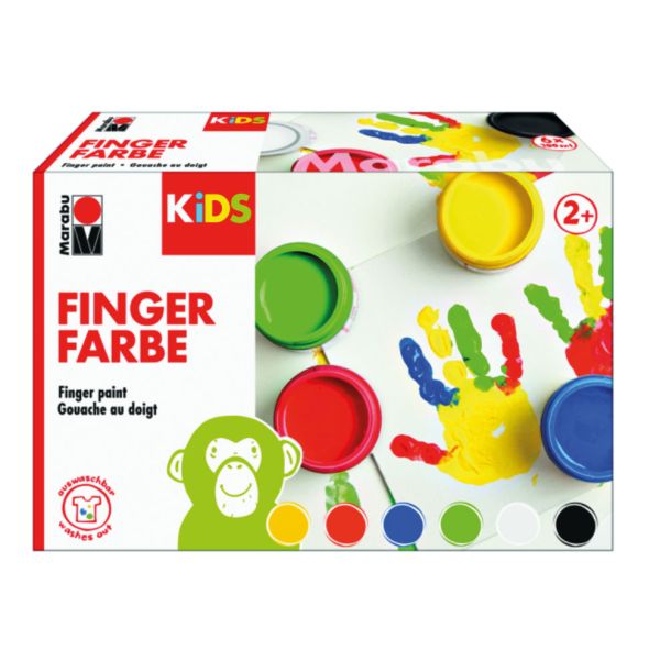 Fingerfarbe KIDS 6er-Set-image