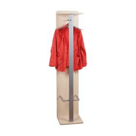 Wandgarderobe B/H/T: 40x190x40 cm, mit Kleiderstange und Schirmständer-image