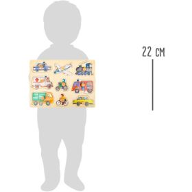 Setzpuzzle Fahrzeuge der Stadt-image