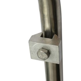 Edelstahl-Servierwagen, zerlegt-image