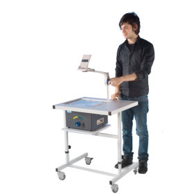 Projektorwagen, fahrbar B/H/T: 70x73/110x61 cm-image