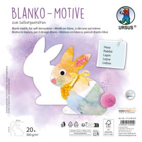 Blanco Motive "Hase", 300 gr, 20 Stück-image
