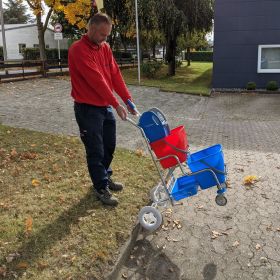 Stufenwagen 2x17 Ltr., Chrom-image