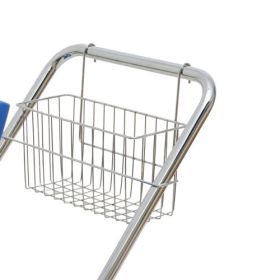 Drahtkorb für Zweieimer- Edelstahl- Reinigungswagen-image