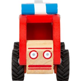 Feuerwehrfahrzeug aus Holz-image