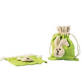 Hasenbeutel Nostalgie, 14 x 20 cm, 1 Stk.-image
