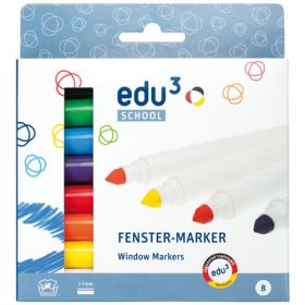 edu³ Fenster Marker, 8 Stk.-image
