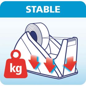 tesa Tischabroller groß, für 66 m Rolle-image