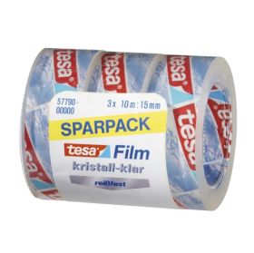 Sparpack tesa Film kristall klar, 10 m x 15 mm, 3 Rollen-image