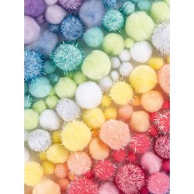 Pompons Mix Jumbo Pastell, 300 g-image