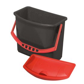 Eimer mit Deckel, 6 Liter, für Pre-Wash Wischwagen, Einzelfarben nach Wahl-image