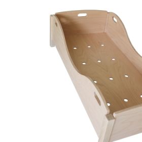 Kinder Stapelbett mit niedrigem Einstieg, inkl Rollen-image