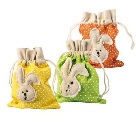 Hasenbeutel Nostalgie, 14 x 20 cm, 1 Stk.-image