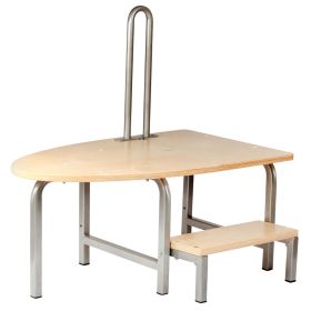 Anziehhilfe mit Griff und einklappbarer Stufe-image